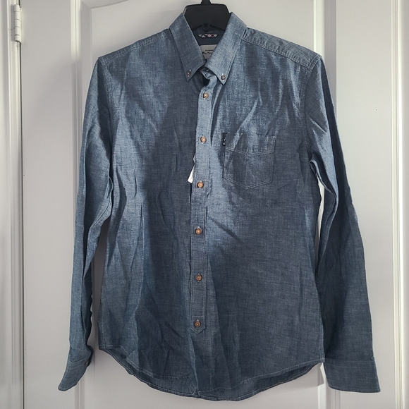 Ben Sherman Button Up Mens Size Medium - Picture 2 of 8